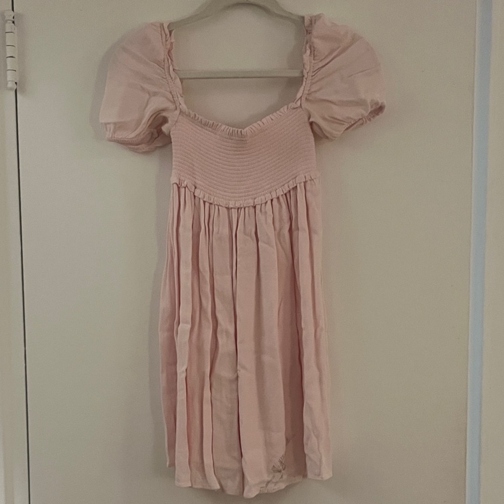 Aritzia Light Pink Mini Dress